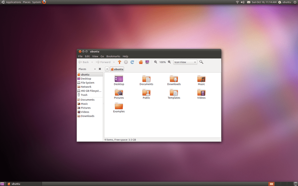 Ubuntu Maverick Meerkat Desktop